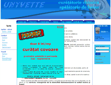 Tablet Screenshot of curatatorie-timisoara.ro